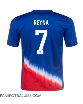 Statele Unite Giovanni Reyna #7 Tricou Fotbal Replică Copa America 2024 Barbati Deplasare